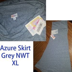 LulaRoe Azure Grey Skirt XL